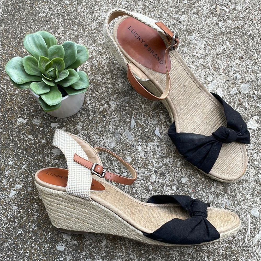 Lucky Brand | Krizhy Boho Beachy Espadrille Wedge Sandals